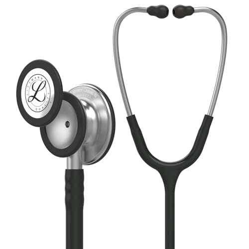 3M Littmann Classic III Stethoskop zur Überwachung, 5620, schwarzer Schlauch, 69 cm von 3M Littmann