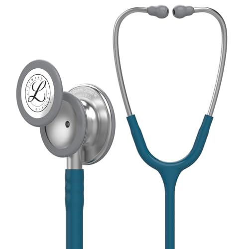 3M Littmann Classic III Stethoskop zur Überwachung, 5623, karibikblauer Schlauch, 69 cm von 3M Littmann