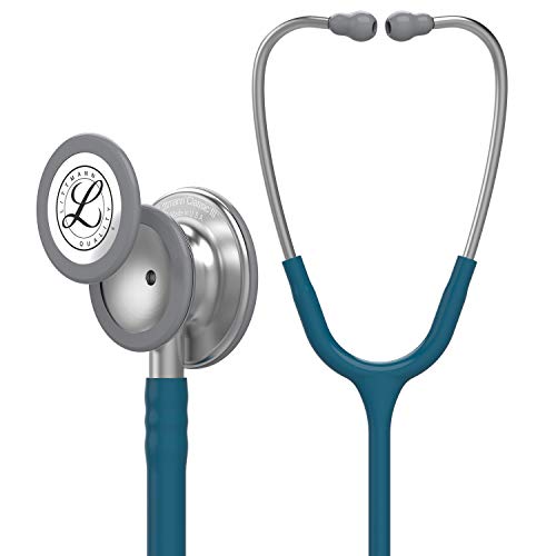 3M Littmann Classic III Stethoskop zur Überwachung, 5623, karibikblauer Schlauch, 69 cm von 3M Littmann