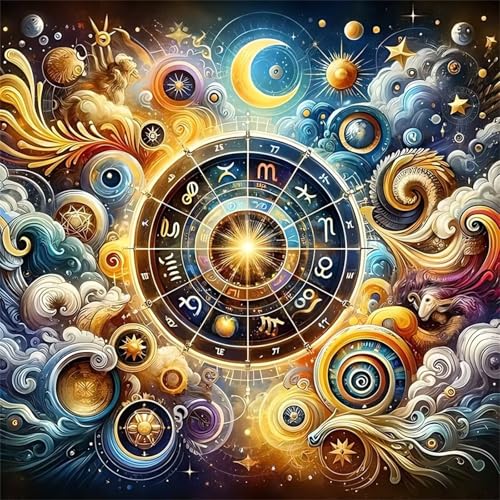 5D Sternbilder Diamond Painting Kits,DIY Square 50x50cm Diamant Malerei Full Drill Set,Psychedelischer Himmel Diamant Painting Bilder Cross Stickerei Diamant Arts Craft für Home Wand Dekoration 5D Sternbilder Diamond Painting Kits,DIY Square 50x50cm Diamant Malerei Full Drill Set,Psychedelischer Himmel Diamant Painting Bilder Cross Stickerei Diamant Arts Craft für Home Wand Dekoration von Lituor