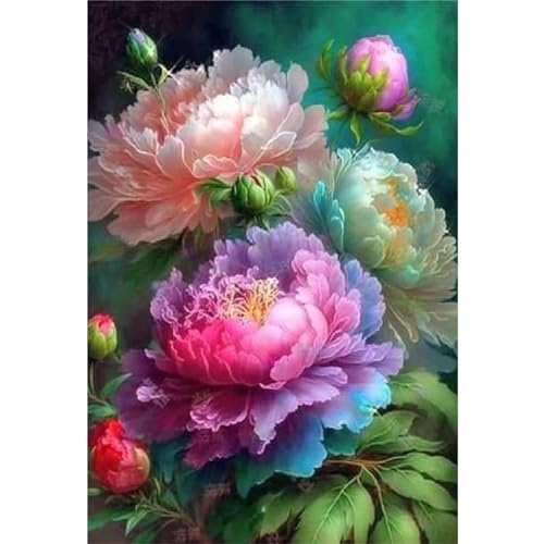 Pfingstrose Blume Diamond Painting Erwachsene Kits,Vierkant DIY 5D Diamond Painting Bilder,Strass Kunst Mosaik Kits Malen Nach Zahlen Voll Cross Stickerei Malerei Kits für Home Wand Décor 40x70 cm Pfingstrose Blume Diamond Painting Erwachsene Kits,Vierkant DIY 5D Diamond Painting Bilder,Strass Kunst Mosaik Kits Malen Nach Zahlen Voll Cross Stickerei Malerei Kits für Home Wand Décor 40x70 cm von Lituor