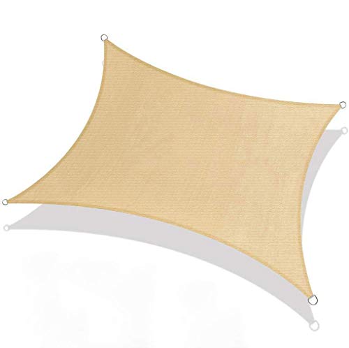Sun Shade Sail Canopy, Awning Shelter Fabric Cloth Screen - UV Block UV Resistant Heavy Duty Commercial Grade,Sunshade Fabric Awning Shelter for Pergola Backyard Garden Carport von LiuGUyA