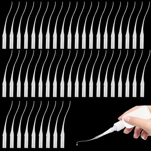 300 STK Klebespitzen, Kleber Micro Tips Kunststoffkleber Flaschenspitzen, Leim Extender Kleber Mikrospitzen, Kleber Extender Präzision Applikator für Labordosieren Klebespender Pipette Tropfer Tips von LiuHancsqd