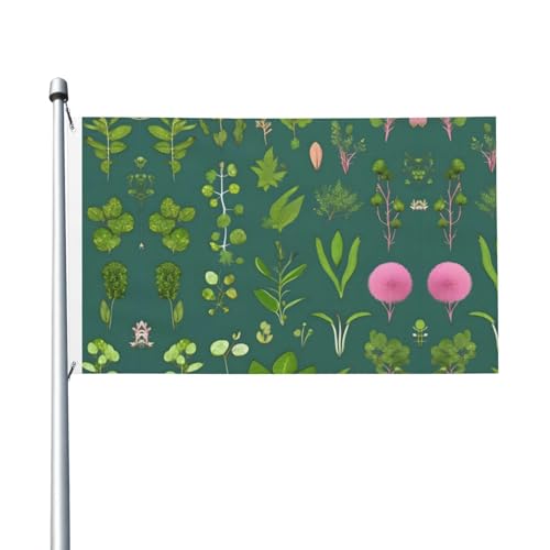 90 x 150 cm große Blumen und Pflanzen, Druckflaggen – farbechte Banner für Innen- und Außenbereich, mit Metallösen, für Zuhause, Urlaubsdekoration 90 x 150 cm große Blumen und Pflanzen, Druckflaggen – farbechte Banner für Innen- und Außenbereich, mit Metallösen, für Zuhause, Urlaubsdekoration von LiuMng