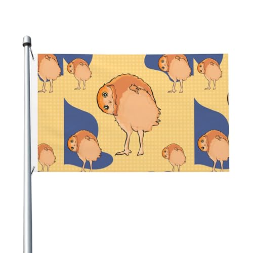 90 x 150 cm große Flaggen mit Eulen-Druck, farbecht, für Innen- und Außenbereich, mit Metallösen, für Zuhause, Urlaubsdekoration 90 x 150 cm große Flaggen mit Eulen-Druck, farbecht, für Innen- und Außenbereich, mit Metallösen, für Zuhause, Urlaubsdekoration von LiuMng