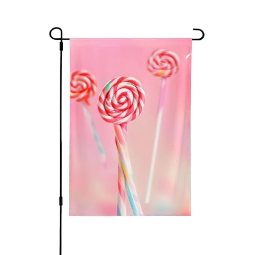 Bunte Gartenflagge mit Lutscher-Druck, doppelseitig, farbecht, für Urlaub, Dekoration, Willkommensschild, 31,8 x 45,7 cm Bunte Gartenflagge mit Lutscher-Druck, doppelseitig, farbecht, für Urlaub, Dekoration, Willkommensschild, 31,8 x 45,7 cm von LiuMng