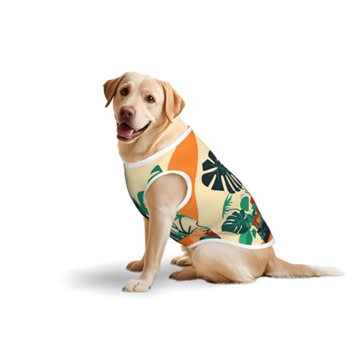 Cartoon-Tanktop mit Schildkrötenrücken, Baumwolle, weich, leicht, Cartoon-Schildkrötenrücken, Bambusdruck, ärmelloses Tanktop für mittelgroße und große Hunde Cartoon-Tanktop mit Schildkrötenrücken, Baumwolle, weich, leicht, Cartoon-Schildkrötenrücken, Bambusdruck, ärmelloses Tanktop für mittelgroße und große Hunde von LiuMng