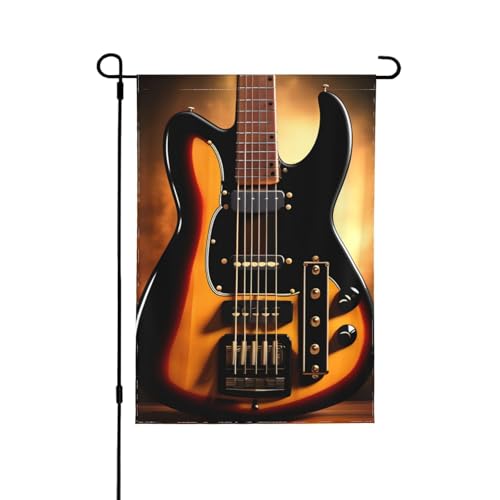 Doppelseitiger Gartenflagge mit Instrumentalgitarre, farbecht, für den Urlaub, als Dekoration für den Hof, Willkommensschild, 31,8 x 45,7 cm Doppelseitiger Gartenflagge mit Instrumentalgitarre, farbecht, für den Urlaub, als Dekoration für den Hof, Willkommensschild, 31,8 x 45,7 cm von LiuMng