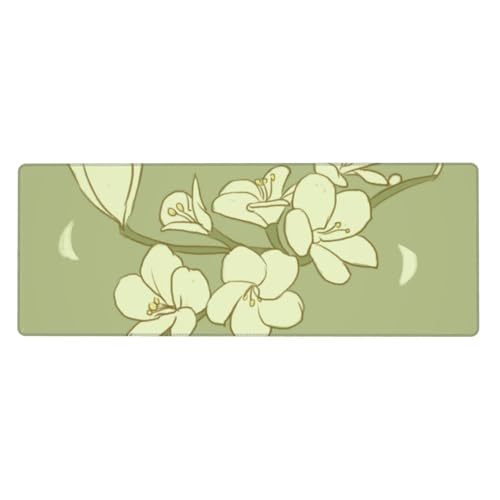 Erweitertes Gaming-Mauspad mit Cartoon-Begonien-Druck, großes Mauspad, verdicktes Tastatur-Pad, Schreibtischunterlage, 80 x 30 cm, XL Erweitertes Gaming-Mauspad mit Cartoon-Begonien-Druck, großes Mauspad, verdicktes Tastatur-Pad, Schreibtischunterlage, 80 x 30 cm, XL von LiuMng