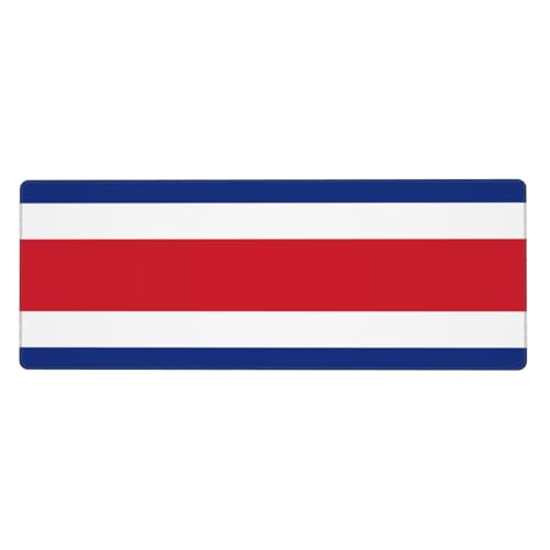 Erweitertes Gaming-Mauspad mit Flagge von Costa Rica, großes Mauspad, verdicktes Tastatur-Pad, Schreibtischunterlage, 80 x 30 cm, XL Erweitertes Gaming-Mauspad mit Flagge von Costa Rica, großes Mauspad, verdicktes Tastatur-Pad, Schreibtischunterlage, 80 x 30 cm, XL von LiuMng