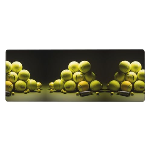 Erweitertes Gaming-Mauspad mit Tennisdiagramm-Druck, großes Mauspad, verdicktes Tastatur-Pad, Schreibtischunterlage, 80 x 30 cm, XL Erweitertes Gaming-Mauspad mit Tennisdiagramm-Druck, großes Mauspad, verdicktes Tastatur-Pad, Schreibtischunterlage, 80 x 30 cm, XL von LiuMng