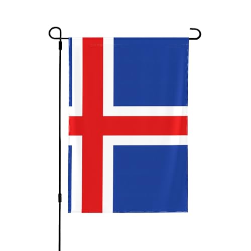 Flagge von Island, doppelseitig, Gartenflagge, farbecht, für den Urlaub, Dekoration, Willkommensschild, 31,8 x 45,7 cm Flagge von Island, doppelseitig, Gartenflagge, farbecht, für den Urlaub, Dekoration, Willkommensschild, 31,8 x 45,7 cm von LiuMng
