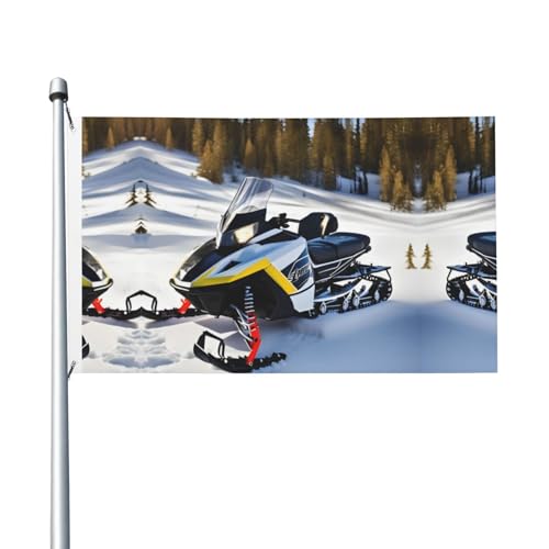 Fortschrittliche Schneemobil-Flaggen, 90 x 150 cm, farbecht, für Innen- und Außenbereich, mit Metallösen, für Zuhause, Urlaubsdekoration Fortschrittliche Schneemobil-Flaggen, 90 x 150 cm, farbecht, für Innen- und Außenbereich, mit Metallösen, für Zuhause, Urlaubsdekoration von LiuMng