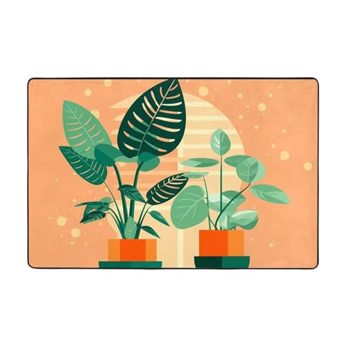 Fußmatte für den Innenbereich, rutschfest, saugfähig, weich, für Eingangsbereich, Küche, Badezimmer, 91,4 x 61 cm, Grün Fußmatte für den Innenbereich, rutschfest, saugfähig, weich, für Eingangsbereich, Küche, Badezimmer, 91,4 x 61 cm, Grün von LiuMng