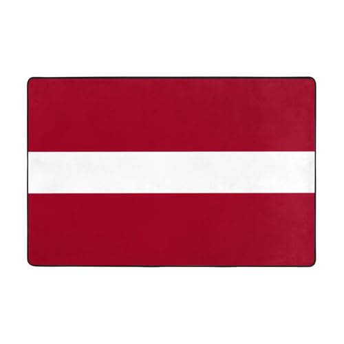 Fußmatte mit Lettland-Motiv, rutschfest, saugfähig, weich, für Eingangsbereich, Küche, Badezimmer, 91,4 x 61 cm Fußmatte mit Lettland-Motiv, rutschfest, saugfähig, weich, für Eingangsbereich, Küche, Badezimmer, 91,4 x 61 cm von LiuMng