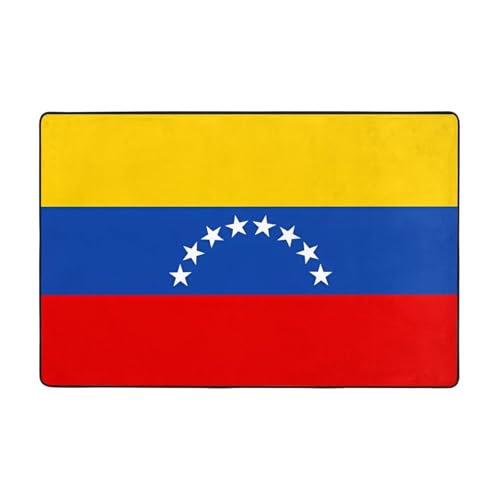 Fußmatte mit Venezuela-Motiv, rutschfest, saugfähig, weich, für Eingangsbereich, Küche, Badezimmer, 91,4 x 61 cm Fußmatte mit Venezuela-Motiv, rutschfest, saugfähig, weich, für Eingangsbereich, Küche, Badezimmer, 91,4 x 61 cm von LiuMng