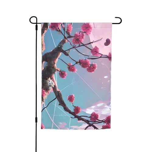 Gartenflagge mit kleinen rosa Blumen, 30,5 x 45,7 cm, doppelseitige saisonale Outdoor-Flaggen, für Hof, Veranda, Party-Dekoration Gartenflagge mit kleinen rosa Blumen, 30,5 x 45,7 cm, doppelseitige saisonale Outdoor-Flaggen, für Hof, Veranda, Party-Dekoration von LiuMng