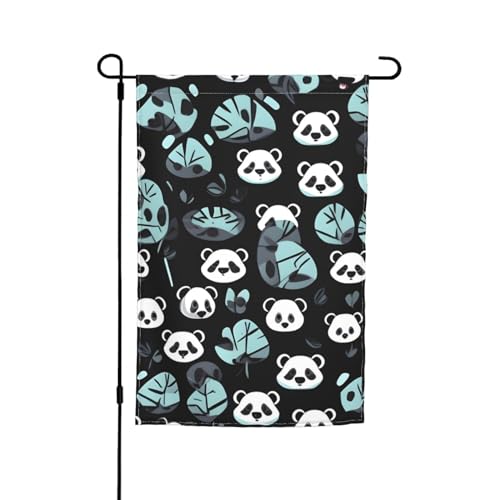 Gartenflagge mit schwarz-weißem Panda-Gesicht, 30,5 x 45,7 cm, doppelseitige saisonale Outdoor-Flaggen, für Hof, Veranda, Party-Dekoration Gartenflagge mit schwarz-weißem Panda-Gesicht, 30,5 x 45,7 cm, doppelseitige saisonale Outdoor-Flaggen, für Hof, Veranda, Party-Dekoration von LiuMng