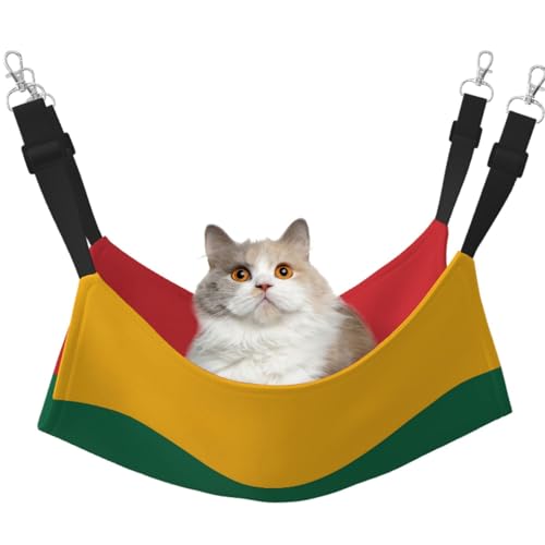 Katzenhängematte für Käfig – verstellbares Haustierbett, Flagge von Litauen, Welpenauflage, für Kätzchen, mittelgroße und kleine Tiere Katzenhängematte für Käfig – verstellbares Haustierbett, Flagge von Litauen, Welpenauflage, für Kätzchen, mittelgroße und kleine Tiere von LiuMng