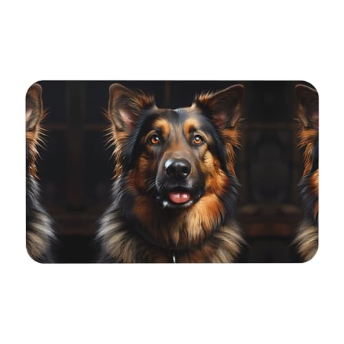 LiuMng Badematte, Motiv: Deutscher Schäferhund, Kieselgur-Motiv, saugfähig, Duschmatte, Badezimmerläufer, Teppich, Bodenmatte, passt unter die Tür LiuMng Badematte, Motiv: Deutscher Schäferhund, Kieselgur-Motiv, saugfähig, Duschmatte, Badezimmerläufer, Teppich, Bodenmatte, passt unter die Tür von LiuMng