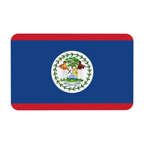 LiuMng Badematte mit Belize-Flaggen-Druck, Kieselgur, saugfähig, Duschmatte, Badezimmerläufer, Teppich, Bodenmatte, passt unter die Tür LiuMng Badematte mit Belize-Flaggen-Druck, Kieselgur, saugfähig, Duschmatte, Badezimmerläufer, Teppich, Bodenmatte, passt unter die Tür von LiuMng
