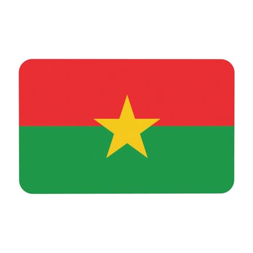 LiuMng Badematte mit Burkina-Flaggenmotiv, Kieselgur-Motiv, saugfähig, Badläufer, Teppich, Bodenmatte, passt unter die Tür LiuMng Badematte mit Burkina-Flaggenmotiv, Kieselgur-Motiv, saugfähig, Badläufer, Teppich, Bodenmatte, passt unter die Tür von LiuMng