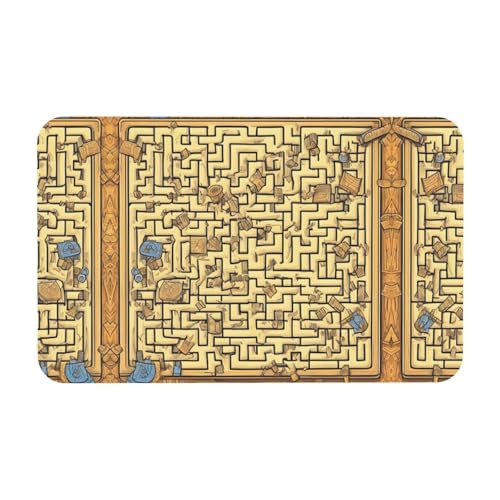 LiuMng Badematte mit Kieselgur-Motiv, saugfähig, Badvorleger, Badezimmerläufer, Bodenmatte, passt unter die Tür LiuMng Badematte mit Kieselgur-Motiv, saugfähig, Badvorleger, Badezimmerläufer, Bodenmatte, passt unter die Tür von LiuMng