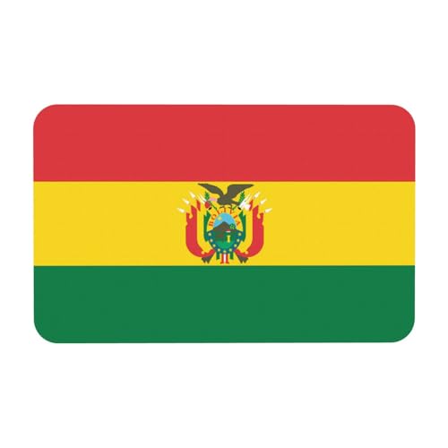 LiuMng Badvorleger mit Bolivien-Motiv, saugfähige Duschmatte, Badezimmerläufer, Bodenmatte, passt unter die Tür LiuMng Badvorleger mit Bolivien-Motiv, saugfähige Duschmatte, Badezimmerläufer, Bodenmatte, passt unter die Tür von LiuMng