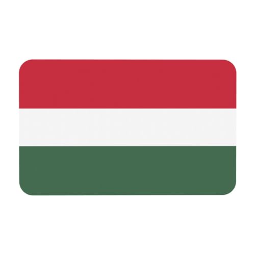LiuMng Badvorleger mit Flagge von Ungarn, Kieselgur-Motiv, saugfähig, Duschmatte, Badezimmerläufer, Teppich, Bodenmatte, passt unter die Tür LiuMng Badvorleger mit Flagge von Ungarn, Kieselgur-Motiv, saugfähig, Duschmatte, Badezimmerläufer, Teppich, Bodenmatte, passt unter die Tür von LiuMng