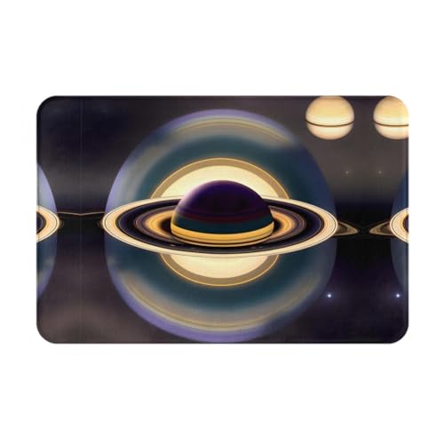 LiuMng Beautiful Saturn Winter-Fußmatte, 40,6 x 61 cm, wasserabsorbierend, rutschfest, Fußmatten für Vorder- und Hintertür/Willkommensmatte LiuMng Beautiful Saturn Winter-Fußmatte, 40,6 x 61 cm, wasserabsorbierend, rutschfest, Fußmatten für Vorder- und Hintertür/Willkommensmatte von LiuMng