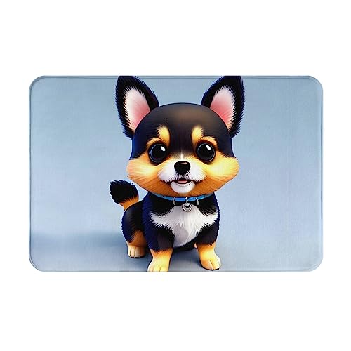 LiuMng Card Love Fancy Puppy Winter-Fußmatte, 40,6 x 61 cm, wasserabsorbierende, rutschfeste Fußmatten für Vorder- und Hintertür/Willkommensmatte LiuMng Card Love Fancy Puppy Winter-Fußmatte, 40,6 x 61 cm, wasserabsorbierende, rutschfeste Fußmatten für Vorder- und Hintertür/Willkommensmatte von LiuMng