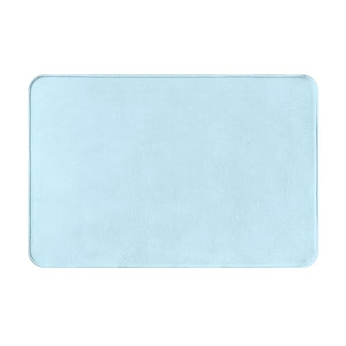 LiuMng Einfarbige kleine frische Ganzjahres-Fußmatte, wasserabsorbierend, rutschfest, Fußmatten für Vorder- und Hintertür, Schuhkratzer, 40,6 x 61 cm von LiuMng
