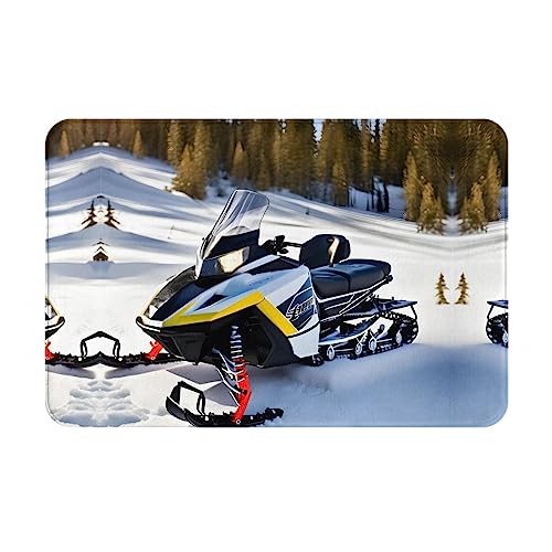 LiuMng Fortschrittliche Schneemobil Winter-Fußmatte, 40,6 x 61 cm, wasserabsorbierende, rutschfeste Fußmatten für Vorder- und Hintertür/Willkommensmatte LiuMng Fortschrittliche Schneemobil Winter-Fußmatte, 40,6 x 61 cm, wasserabsorbierende, rutschfeste Fußmatten für Vorder- und Hintertür/Willkommensmatte von LiuMng