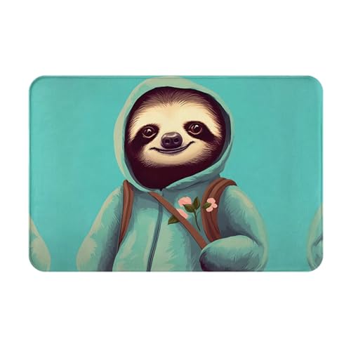 LiuMng Slothful Fußmatte für alle Jahreszeiten, wasserabsorbierend, rutschfest, Fußmatten für Vorder- und Hintertür, Schuhkratzer, 40,6 x 61 cm LiuMng Slothful Fußmatte für alle Jahreszeiten, wasserabsorbierend, rutschfest, Fußmatten für Vorder- und Hintertür, Schuhkratzer, 40,6 x 61 cm von LiuMng