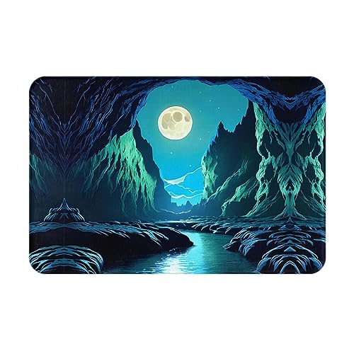 LiuMng Wasser-Mondhöhle Winter-Fußmatte, 40,6 x 61 cm, wasserabsorbierende, rutschfeste Fußmatten für Vorder- und Hintertür/Willkommensmatte LiuMng Wasser-Mondhöhle Winter-Fußmatte, 40,6 x 61 cm, wasserabsorbierende, rutschfeste Fußmatten für Vorder- und Hintertür/Willkommensmatte von LiuMng