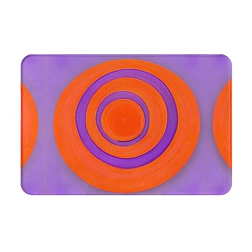 LiuMng Winter-Fußmatte, rund, 40,6 x 61 cm, wasserabsorbierend, rutschfest, für Vorder- und Hintertür, Orange LiuMng Winter-Fußmatte, rund, 40,6 x 61 cm, wasserabsorbierend, rutschfest, für Vorder- und Hintertür, Orange von LiuMng