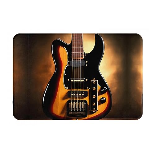 LiuMng Winter-Fußmatte mit Instrumentalgitarre, 40,6 x 61 cm, wasserabsorbierend, rutschfest, Fußmatten für Vorder- und Hintertür/Willkommensmatte LiuMng Winter-Fußmatte mit Instrumentalgitarre, 40,6 x 61 cm, wasserabsorbierend, rutschfest, Fußmatten für Vorder- und Hintertür/Willkommensmatte von LiuMng