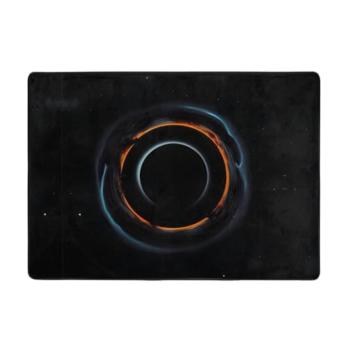 Mysterious Cosmic Black Holes Print Teppich, 203,2 x 147,3 cm, große Fläche, Flanellstoff, Fußmatte für Schlafzimmer, Büro, Badezimmer Mysterious Cosmic Black Holes Print Teppich, 203,2 x 147,3 cm, große Fläche, Flanellstoff, Fußmatte für Schlafzimmer, Büro, Badezimmer von LiuMng