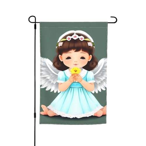 Niedliche kleine Engel-Gartenflagge, 30,5 x 45,7 cm, doppelseitige saisonale Outdoor-Flaggen, für Hof, Veranda, Party-Dekoration Niedliche kleine Engel-Gartenflagge, 30,5 x 45,7 cm, doppelseitige saisonale Outdoor-Flaggen, für Hof, Veranda, Party-Dekoration von LiuMng