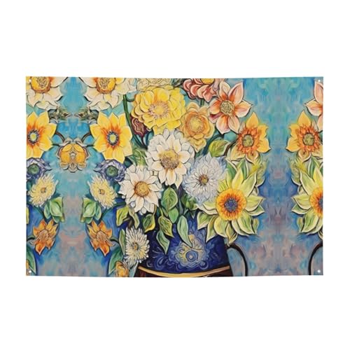 Öl auf Leinwand Blumen benutzerdefinierte Banner Polyester Schilder personalisiert – langlebig, einfach aufzuhängen für Partys, Abschlussfeiern, Geburtstage Öl auf Leinwand Blumen benutzerdefinierte Banner Polyester Schilder personalisiert – langlebig, einfach aufzuhängen für Partys, Abschlussfeiern, Geburtstage von LiuMng
