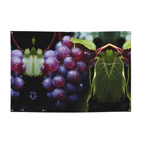 Personalisierbares Banner aus Polyester mit frischen Trauben, langlebig, einfach aufzuhängen, für Partys, Abschlussfeiern, Geburtstage Personalisierbares Banner aus Polyester mit frischen Trauben, langlebig, einfach aufzuhängen, für Partys, Abschlussfeiern, Geburtstage von LiuMng