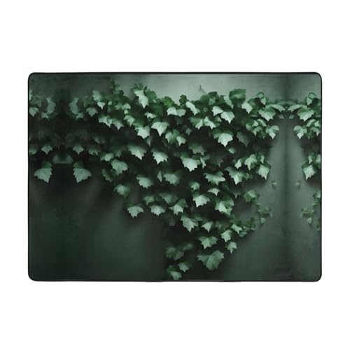 Teppich, Motiv: grüner Creeper, 203,2 x 147,3 cm, große Fläche, Flanellstoff, Fußmatte für Schlafzimmer, Büro, Badezimmer Teppich, Motiv: grüner Creeper, 203,2 x 147,3 cm, große Fläche, Flanellstoff, Fußmatte für Schlafzimmer, Büro, Badezimmer von LiuMng