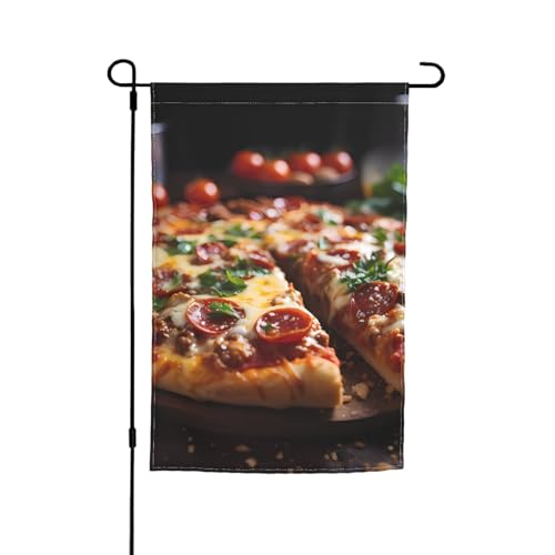 Verlockende Gartenflagge mit Wurst-Pizza-Druck, 30,5 x 45,7 cm, doppelseitige saisonale Outdoor-Flaggen, für Hof, Veranda, Party-Dekoration Verlockende Gartenflagge mit Wurst-Pizza-Druck, 30,5 x 45,7 cm, doppelseitige saisonale Outdoor-Flaggen, für Hof, Veranda, Party-Dekoration von LiuMng