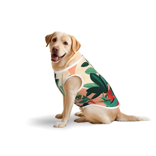 Weste für den Innenbereich, grüne Pflanzen, Haustiere, Baumwolle, weich, leicht, für den Innenbereich, Topfpflanzen-Druck, ärmelloses Tank-Top, Kleidung für mittelgroße und große Hunde Weste für den Innenbereich, grüne Pflanzen, Haustiere, Baumwolle, weich, leicht, für den Innenbereich, Topfpflanzen-Druck, ärmelloses Tank-Top, Kleidung für mittelgroße und große Hunde von LiuMng