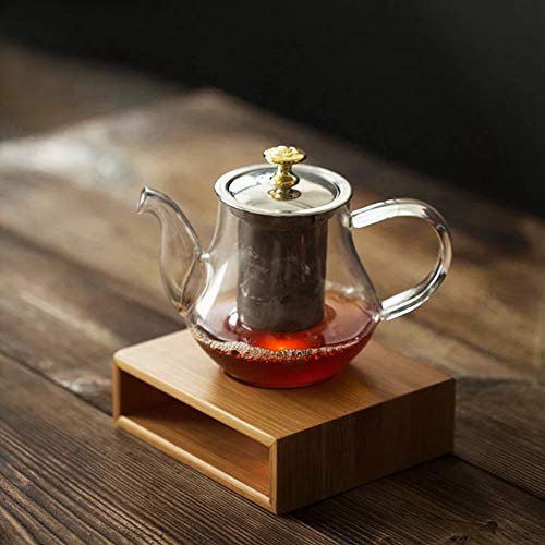 Liukouu Tee-Stövchen Set Hochtemperaturbeständiges Teewärmer für Teebereiter im Büro von Liukouu
