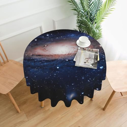 Liulannq Sternenhimmel-Universum-Tischdecke, rund, dekorativ, lang, 152,4 cm Liulannq Sternenhimmel-Universum-Tischdecke, rund, dekorativ, lang, 152,4 cm von Liulannq