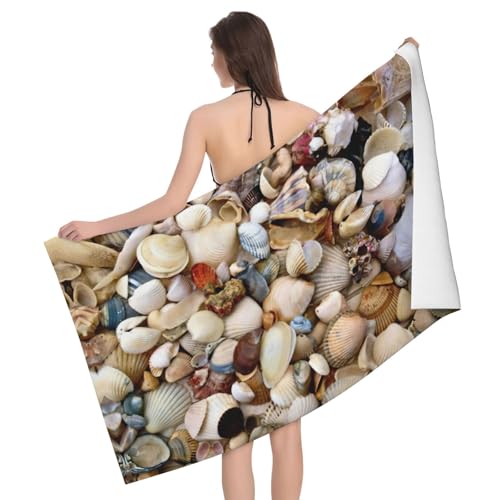 Liulannq Verschiedene Muscheln Mikrofaser saugfähiges Badetuch Liulannq Verschiedene Muscheln Mikrofaser saugfähiges Badetuch von Liulannq