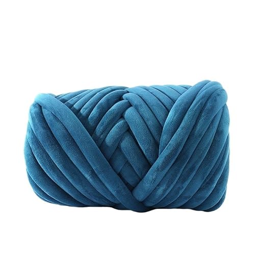 1 kg Super-Samt-Chunky-Garn, dicker, sperriger Riesenfaden, weiße Tasche for Handstricken, gewebt, DIY-Arm, weiche große Decke, Teppich (Color : Sample 250G) von LiuliuBull