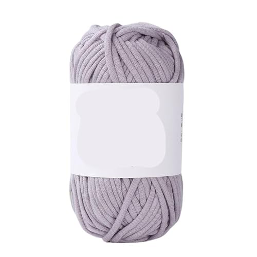100 g Hohlgarn for Häkeln – weiches Handstrickgarn for DIY-Projekte, Kissen, Matten, Mützen und Schuhe(Stone) von LiuliuBull