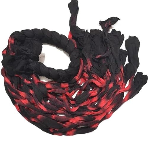 20 Stück zweifarbiges Nylonstrumpfmaterial for Basteln runder Blumen – handgefertigtes künstliches Blumenzubehör(19 20 Pieces) von LiuliuBull